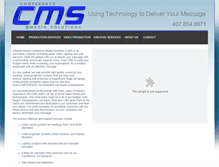 Tablet Screenshot of conferencemediasolutions.com